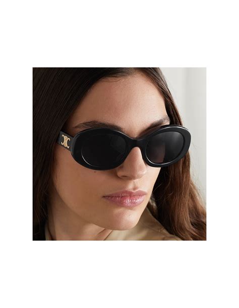 celine 02e mt blk brn cl40083 u sunglasses|Celine Triomphe Cl40194U S (52 .